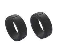 jumbans 2 anelli di nozze in silicone per sport ambientale, 8 mm 11