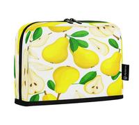 JUMBEAR Astuccio per matite a forma di pera, grande capacità, con cerniera, per scuola, ufficio, viaggi