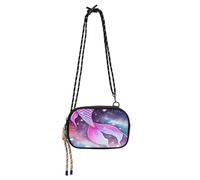 JUMBEAR Bella borsa a tracolla a forma di coda di sirena, per donne e uomini, borsa a tracolla per telefono da donna e ragazza, per viaggi, shopping, lavoro, uso quotidiano