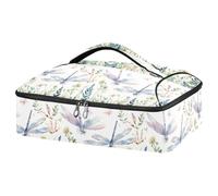 JUMBEAR Bella libellula isolata Casseruola Carrier, borsa di trasporto casseruola, casseruola Carriers per cibi caldi o freddi, adatto per cene, feste, campeggio