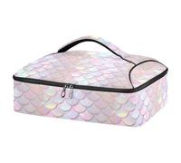 JUMBEAR Bella sirena squame isolato casseruola, borsa per il trasporto di casseruole, casseruole trasportatori per cibi caldi o freddi, adatto per cene, feste, campeggio
