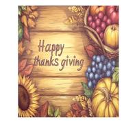 JUMBEAR Copertura magnetica per lavastoviglie, impermeabile, con scritta in lingua inglese "Happy Thanksgiving Thailandia", adesivo per frigorifero, decorazione per armadietti, elettrodomestici per la
