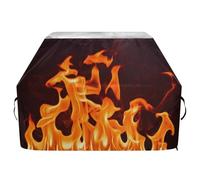 JUMBEAR Copertura per barbecue a fiamma, adatta per Weber, Brinkmann, Char-Broil, resistente, resistente ai raggi UV e impermeabile, antistrappo (165 x 63,5 x 114 cm)