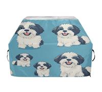 JUMBEAR Copertura per barbecue a forma di cane Shih Tzu, adatta per Weber, Brinkmann, Char-Broil, resistente, resistente ai raggi UV e impermeabile, antistrappo (165 x 63,5 x 114 cm)