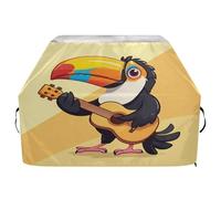 JUMBEAR Copertura per barbecue a forma di tucano, colorata, adatta per Weber, Brinkmann, Char-Broil, resistente, resistente ai raggi UV e impermeabile, antistrappo (165 x 63,5 x 114 cm)