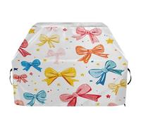 JUMBEAR Copertura per barbecue con papillon, adatta per Weber, Brinkmann, Char-Broil, resistente, resistente ai raggi UV e impermeabile, antistrappo (165 x 63,5 x 114 cm)