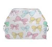 JUMBEAR Copertura per barbecue con papillon, adatta per Weber, Brinkmann, Char-Broil, resistente, resistente ai raggi UV e impermeabile, antistrappo (165 x 63,5 x 114 cm)