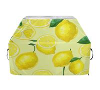 JUMBEAR Copertura per barbecue Fresh Lemon Grill per Weber, Brinkmann, Char-Broil, resistente, resistente ai raggi UV e impermeabile, antistrappo (165 x 63,5 x 114 cm)