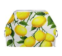 JUMBEAR Copertura per barbecue Fresh Lemon Grill per Weber, Brinkmann, Char-Broil, resistente, resistente ai raggi UV e impermeabile, antistrappo (165 x 63,5 x 114 cm)