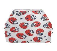 JUMBEAR Copertura per casco da calcio per barbecue, adatta per Weber, Brinkmann, Char-Broil, resistente, grande, resistente ai raggi UV e impermeabile, antistrappo (165 x 63,5 x 114 cm)