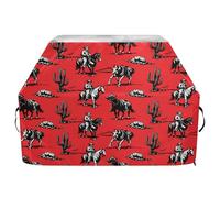 JUMBEAR Cowboy Rides A Horse Across The Desert Grill Copertura per barbecue Weber, Brinkmann, Char-Broil, resistente, resistente ai raggi UV e impermeabile, antistrappo (165 x 63,5 x 114 cm)