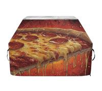 JUMBEAR Delicious - Copertura per barbecue per pizza, adatta a Weber, Brinkmann, Char-Broil, resistente, resistente ai raggi UV e impermeabile, antistrappo (165 x 63,5 x 114 cm)