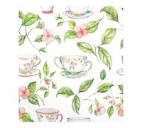 JUMBEAR Graziosa copertura magnetica per lavastoviglie tazza da caffè, impermeabile, magnete per frigorifero, decorazione per armadietti di casa, elettrodomestici, per la cucina di casa, 58,4 x 66 cm