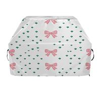 JUMBEAR Graziosa copertura per barbecue con papillon, adatta per Weber, Brinkmann, Char-Broil, resistente, resistente ai raggi UV e impermeabile, antistrappo (165 x 63,5 x 114 cm)
