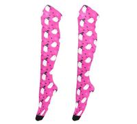 JUMBEAR Halloween Fantasmi Donne Extra Lungo Coscia Calze A Tubo Collant Sopra il Ginocchio Calze Casual Alto Boot Calze
