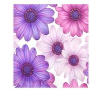 JUMBEAR Magnete per lavastoviglie con bellissimi fiori, impermeabile, adesivo magnetico per frigorifero, decorazione per armadietti di casa, elettrodomestici, 58,4 x 66 cm