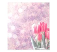 JUMBEAR Magnete per lavastoviglie con bellissimi tulipani, impermeabile, adesivo magnetico per frigorifero, decorazione per armadietti di casa, elettrodomestici, 58,4 x 66 cm