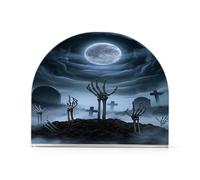 JUMBEAR Portatovaglioli a forma di scheletro sotto Halloween al chiaro di luna per tavoli, porta tovaglioli di carta per decorazione ristorante, cucina, bar, ristorante accessori