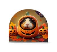 JUMBEAR Portatovaglioli per Halloween, porcellini d'India con zucche, per tavoli, per decorazione di ristoranti, cucina, bar, ristoranti