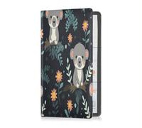 JUMBEAR Simpatico Koala Car Registrazione e Assicurazione Holder Veicolo Glove Box Organizer Cuoio Porta Documenti per Patente di Guida, ID, A, 24x26cm