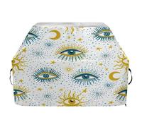 JUMBEAR Sun Moon - Copertura per barbecue, motivo corpo celeste, adatta per Weber, Brinkmann, Char-Broil, resistente, resistente ai raggi UV e impermeabile, antistrappo (165 x 63,5 x 114 cm)
