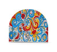 JUMBEAR Talavera messicana porta tovaglioli in ceramica con motivo a piastrelle, per tavoli, porta tovaglioli di carta per decorazione ristorante, cucina, bar, ristorante accessori