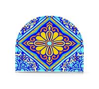 JUMBEAR Talavera messicana porta tovaglioli in ceramica con motivo a piastrelle, per tavoli, porta tovaglioli di carta per decorazione ristorante, cucina, bar, ristorante accessori