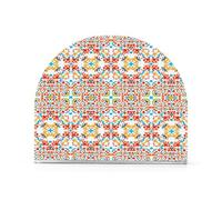 JUMBEAR Talavera messicana porta tovaglioli in ceramica con motivo a piastrelle, per tavoli, porta tovaglioli di carta per decorazione ristorante, cucina, bar, ristorante accessori