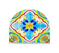 JUMBEAR Talavera messicana porta tovaglioli in ceramica con motivo a piastrelle, per tavoli, porta tovaglioli di carta per decorazione ristorante, cucina, bar, ristorante accessori