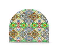 JUMBEAR Talavera messicana porta tovaglioli in ceramica con motivo a piastrelle, per tavoli, porta tovaglioli di carta per decorazione ristorante, cucina, bar, ristorante accessori