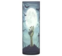 JUMBEAR Vaso per fiori a forma di tomba di Halloween, vaso trasparente, decorazione rustica per la casa per una fattoria moderna, ideale per mensole, tavolo e ingresso