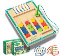 Jumble Puzzle Magnetico Color Matching Toy Game 3+ Montessori e Sensoriali Ispirati Labirinto Educativo Giocattoli per Bambini e Bambini Età 3-6 - Sviluppa abilità divertendosi! - 20cm x 15cm