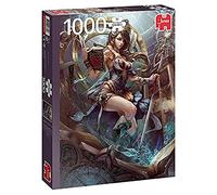 Jumbo- Animali Collezione Premium-Puzzle da 1000 Pezzi Time Travels, Multicolore, 18815