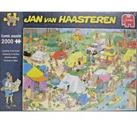 Jumbo 19087 Jan van Haasteren 2000 pezzi campeggio nella foresta / campeggio ...