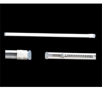 Jumbo 600/4 Bacchetta Vetrage Telescopica a Molla con Ventosa, Acciaio, Bianca, 90-150 cm