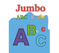Jumbo ABC & abc: Jumbo hollow alphabets for Coloring