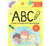 Jumbo ABC Letter Tracing and Coloring Book: Fun Activity Book for Preschool, Kindergarten and Homeschool Activities for Kids Ages 3 years and up