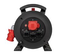 Jumbo Avvolgicavo 2.0 30 m H07RN-F 5G2,5 mq nero 3 x 230 V + 1 x CEE 16 A 5 poli 6h