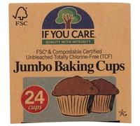 Jumbo Baking Cups (24's) x 2 Pack Deal Saver by If You Care