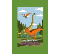 Jumbo Dinosaur Coloring Book: T-Rex, Triceratops, and More!: A Fun Dinosaur Coloring Book for Kids Ages 3-8 with Big Pages, easy Designs, and Awesome Roaring Dinos to Color!