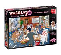 Jumbo, Wasgij, Destiny 24 Business as Usual, Puzzles for Adults, 1000 piece &, W