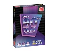 Jumbo Il Quiz '80 - Gioco di Domande nostalgico con 200 Domande su Musica, TV e culto degli Anni '80, 2 Giocatori, Adatto a Partire dai 12 Anni in su