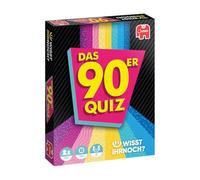Jumbo Il Quiz '90 - Gioco di Domande nostalgico con 200 Domande su Musica, TV e culto degli Anni '80, 2 Giocatori, Adatto a Partire dai 12 Anni in su