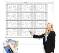 Calendario mensile gigante laminato cancellabile a secco. 55WX63L Infradito colorati estivi, con finte perline
