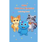 Jumbo Little Paws, Big Actions: Adorable Puppies coloring book