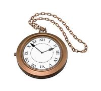 Collana Medaglione Orologio Jumbo Steampunk Rapper Accessorio Costume Elegante