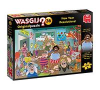 Jumbo- Originale 36-Risoluzioni per Il Nuovo Anno Fumetto Puzzle, Multicolore, 25000
