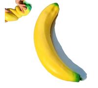 Jumbo Pickle Squishy, Big Pickle Squeeze Toy, Soft Slow Rising Squishies Cucumber Fidget Gadget, Stress Relief Ball for Adults Kids Desk Gift Basket Prize, Novelty Food Shape (Giant Banana)