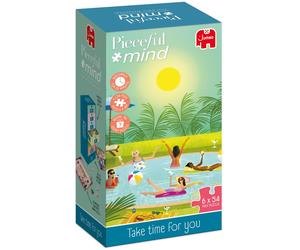 Jumbo Pieceful Mind Puzzles - Take Time for You, 7-Day Mindful Adults Jigsaws Se