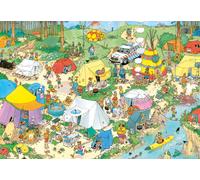 Jumbo - Puzzle Jan van Haasteren: Camping in the Forest - 1000 Pezzi